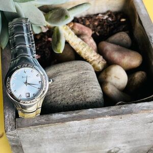 Bulova Diamond and Stainless Steel Women’s Watch